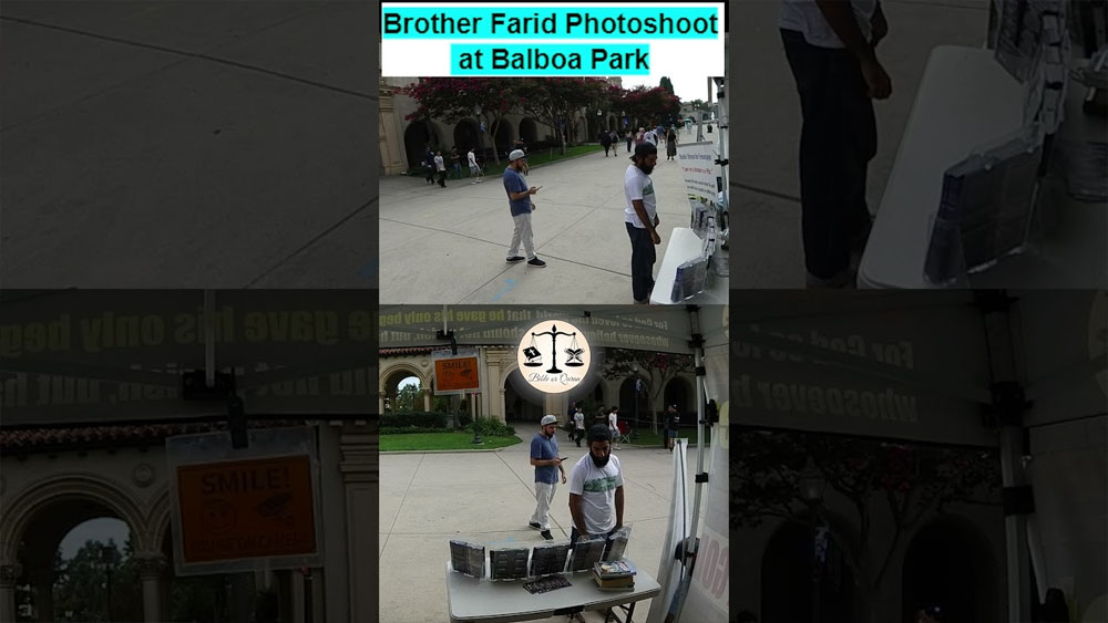 Brother Farid Photoshoot at Balboa Park / Farid responds #shorts